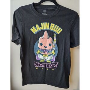 Men's Majin Buu Dragonball Z‎ Funko POP! Tees T-Shirt size S Black